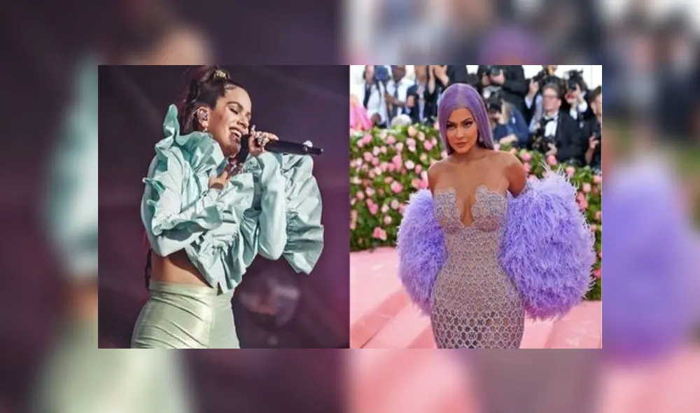 Rosalía y Kylie Jenner