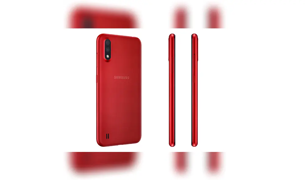 Samsung anunció el nuevo integrante de su serie de gama media, el Galaxy A01. | Foto: Samsung.