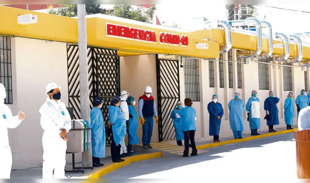 LLENO. Hospital COVID-19 ya no tiene camas para atender pacientes. Se espera habilitar esta semana nuevos ambientes con respiradores.