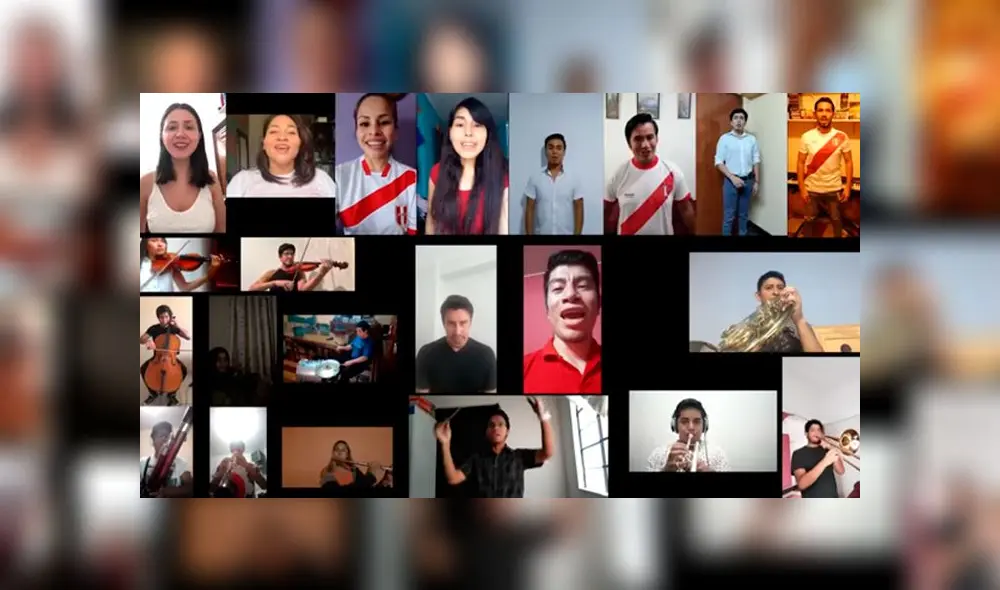 Desliza las imágenes para ver la increíble presentación que hizo un grupo de estudiantes peruanos del Himno Nacional del Perú. Foto: Universidad Nacional de Música.