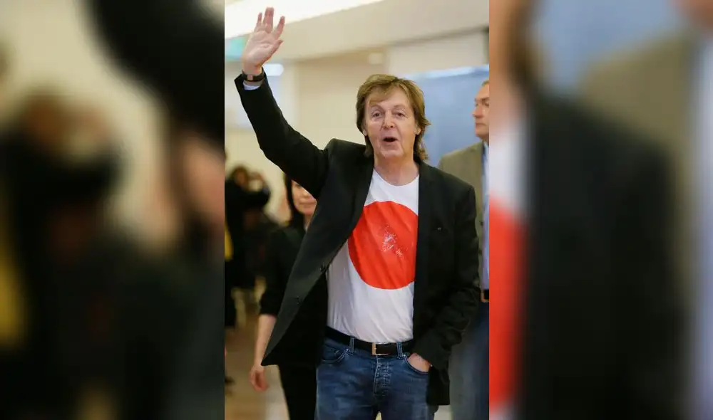 Paul McCartney protesta en recuerdo de John Lennon