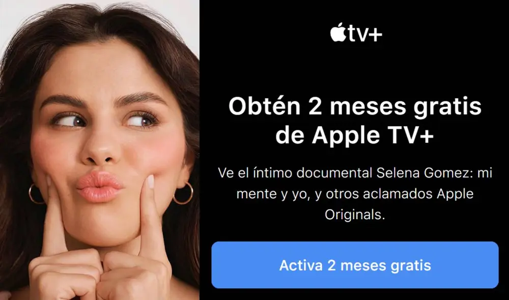 Selena Gómez estrenó nuevo documental e invitó a sus fanáticos a verlo con un regalo de dos meses gratis para Apple TV+. Foto: composición/Rare Beauty/ Apple TV Plus