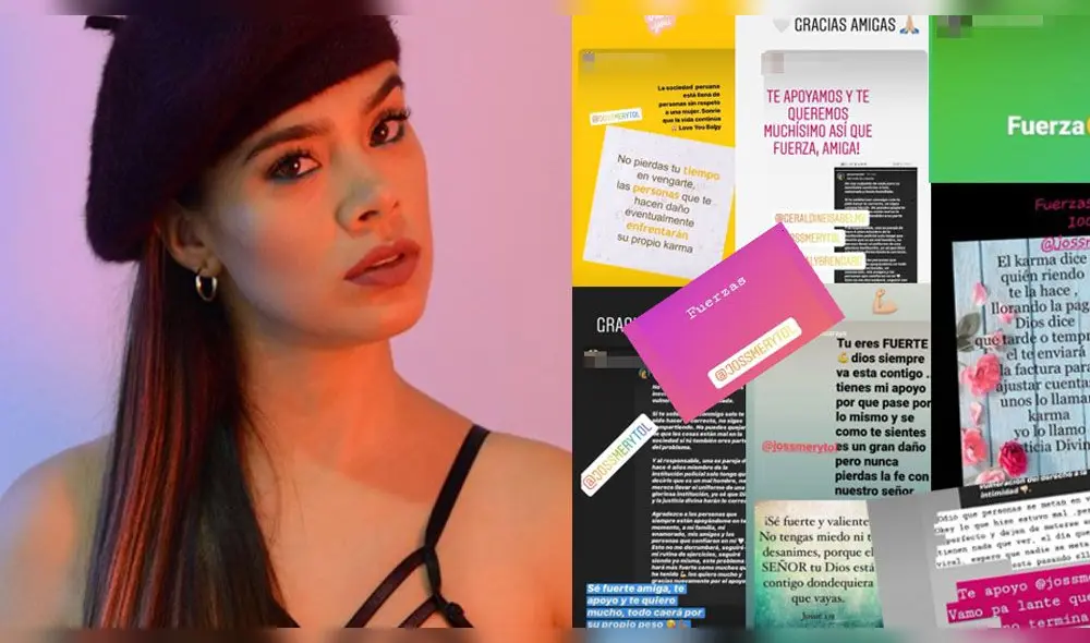 Jossmery Toledo recibe muestra de afecto tras escándalo por video íntimo Foto: composición / Instagram