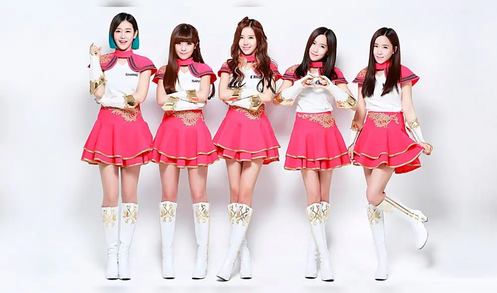 Crayon Pop está conformado por Gummi, Ellin, y las gemelas Choa y Way.