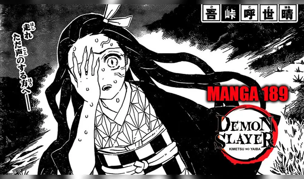 Kimetsu no Yaiba manga 189. Créditos: Composición Kimetsu no Yaiba manga 189. Créditos: Composición