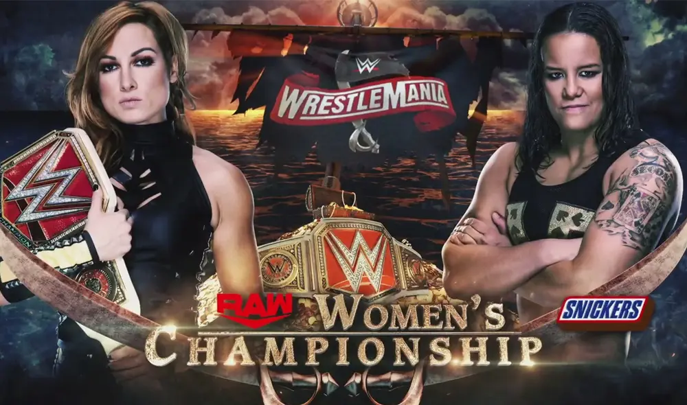 Becky Lynch chocará con Shayna Baszler en WWE Wrestlemania 36. Foto: WWE
