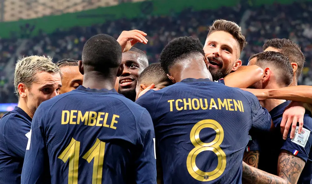 Francia sacó un valioso triunfo y clasificó a los cuartos de final del Mundial Qatar. Foto: EFE Francia sacó un valioso triunfo y clasificó a los cuartos de final del Mundial Qatar. Foto: EFE