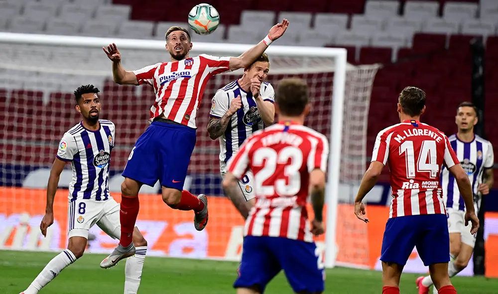 Atlético Madrid vs. Real Valladolid por la jornada 30 de LaLiga Santander. | Foto: AFP Atlético Madrid vs. Real Valladolid por la jornada 30 de LaLiga Santander. | Foto: AFP