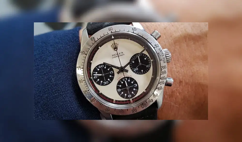 Una mujer se encontró el Rolex Daytona 6241 Paul Newman, que fue vendido en 17 millones de dólares hace un par de años. Foto: Difusión