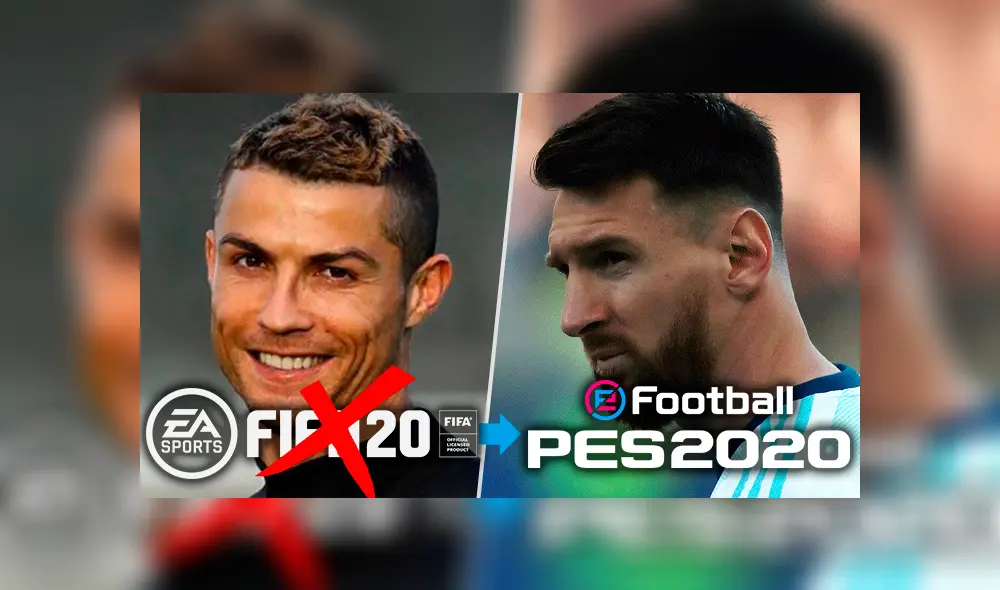 PES 2020 tiene contrato de exclusividad con la Juventus, club de Cristiano Ronaldo, quien fue reemplazado por Eden Hazard para la portada de FIFA 20.
