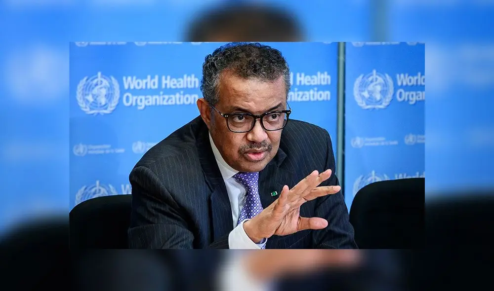 Tedros Adhanom Ghebreyesus, jefe de la OMS. Foto: AFP. Tedros Adhanom Ghebreyesus, jefe de la OMS. Foto: AFP.