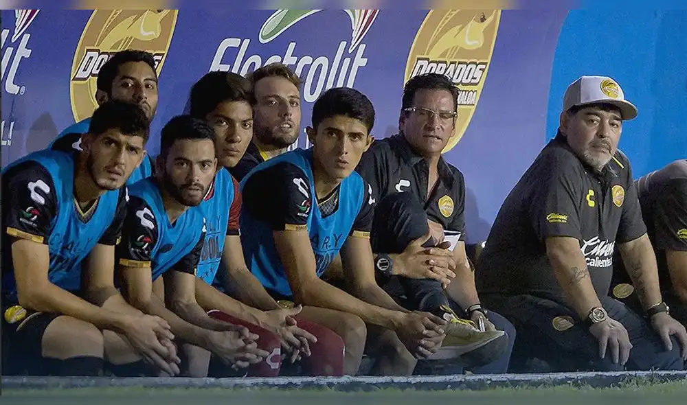 Diego Maradona como DT del Dorados de Sinaloa aplastó 4-1 al Cafetaleros por el Ascenso MX [RESUMEN]