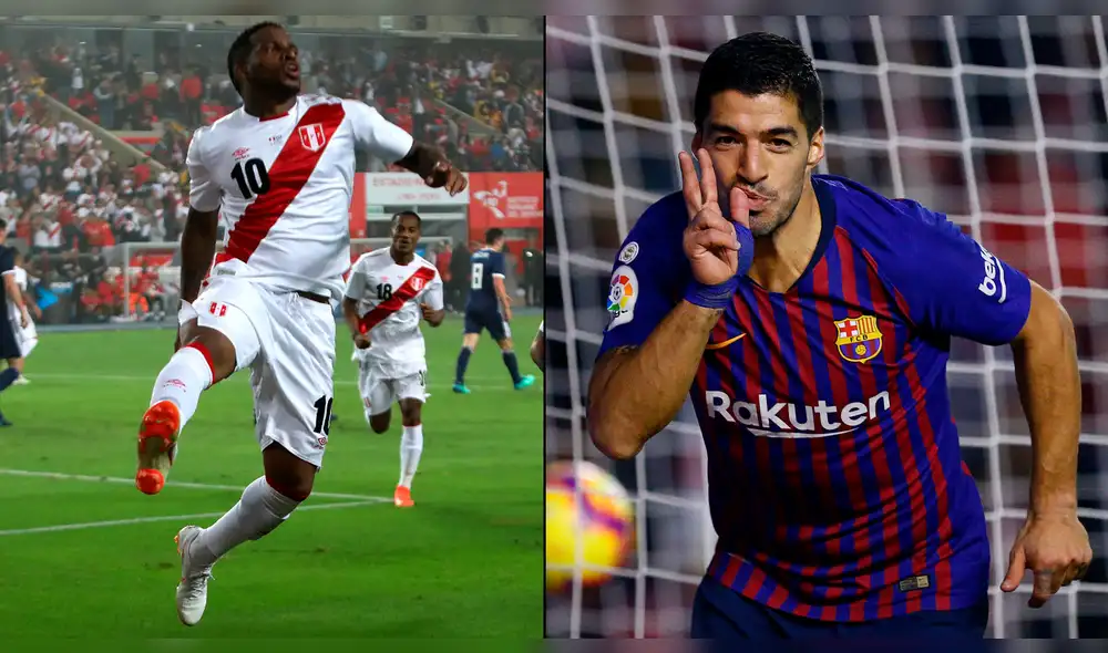 Luis Suárez llenó de elogios a Jefferson Farfán y la selección peruana.