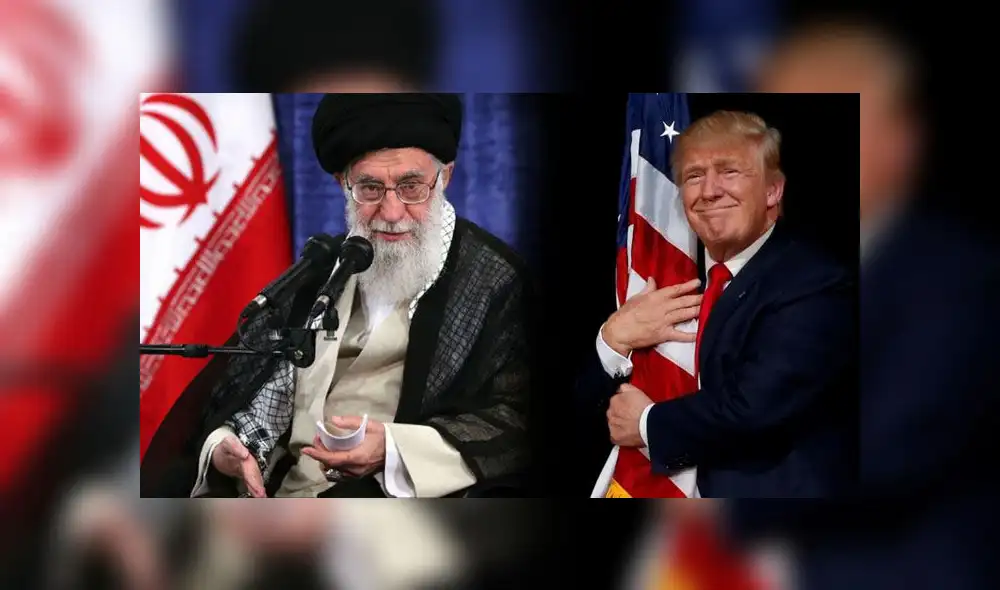 Ali Jamenei y Donald Trump Ali Jamenei y Donald Trump