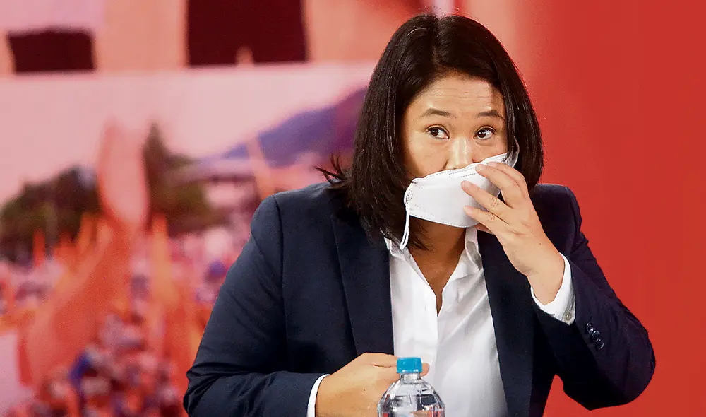 Declaración. Fujimori se mostró a favor de elecciones. Foto: Félix Conteras/La República