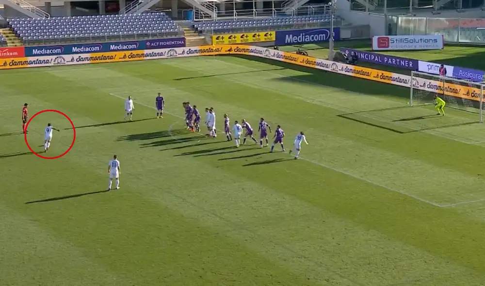 Gianluca Lapadula jugó su primer partido con su club, después de participar con la selección peruana en las Eliminatorias: Foto: ESPN