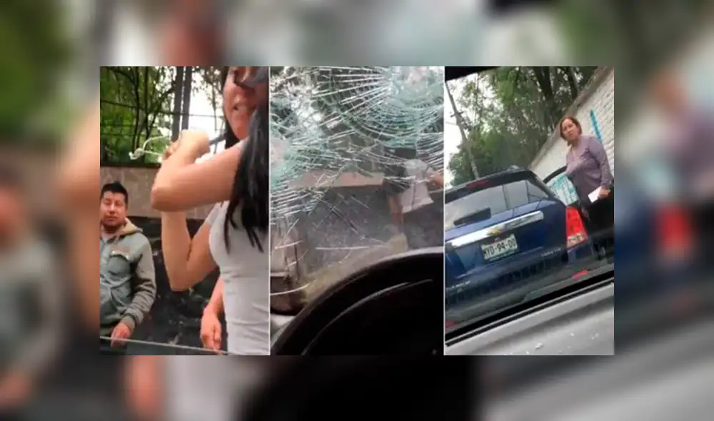 Adolescente fue agredida por enfurecida mujer. Foto: Captura de video Adolescente fue agredida por enfurecida mujer. Foto: Captura de video