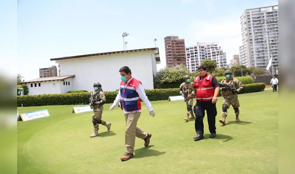 El Golf hizo que sus trabajadores vayan a laborar pese a que no eran de sectores esenciales. Foto: Sunafil El Golf hizo que sus trabajadores vayan a laborar pese a que no eran de sectores esenciales. Foto: Sunafil