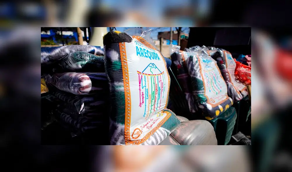 Gobierno Regional de Arequipa iniciará la entrega de frazadas y abrigos a familias vulnerables.