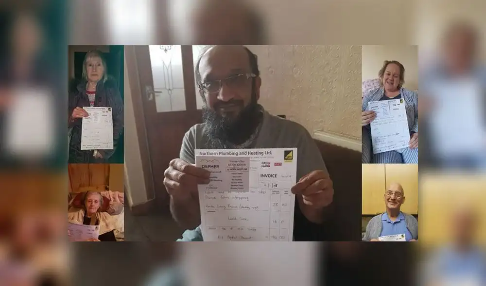 Facebook viral: gasfitero ayuda a ancianos enfermos