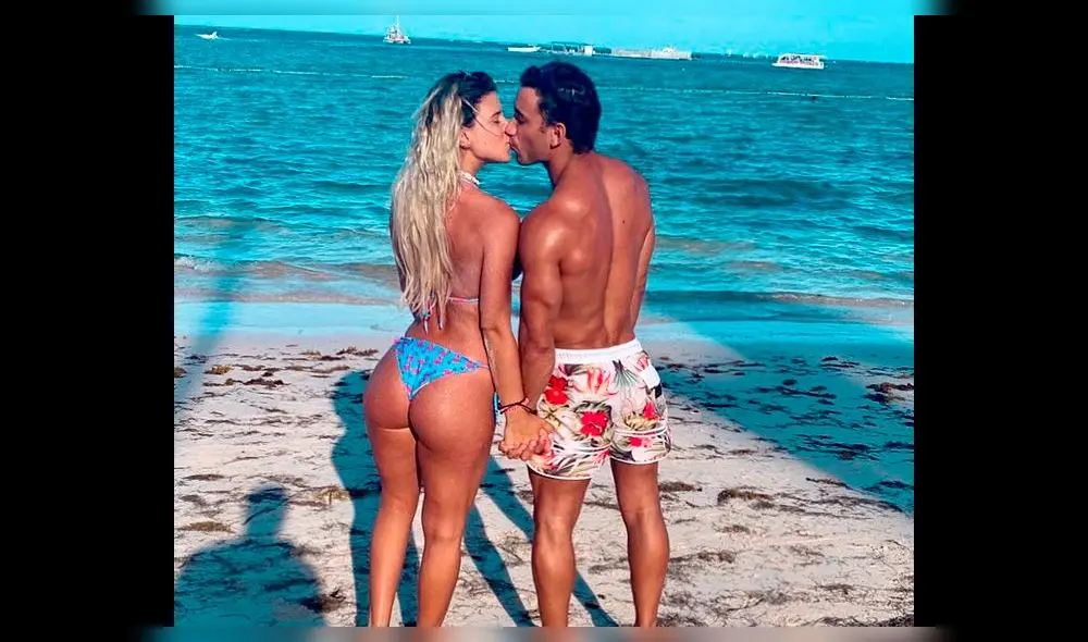 Said Palao enciende Instagram con los ‘bikinazos’ de su novia Macarena Vélez