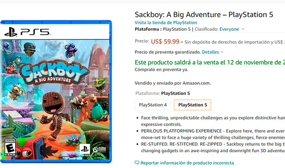 El precio de los juegos de PS5 en Perú varía tal como sucede en Estados Unidos, donde algunos alcanzan la cifra de 70 dólares.. Imagen: Phantom.