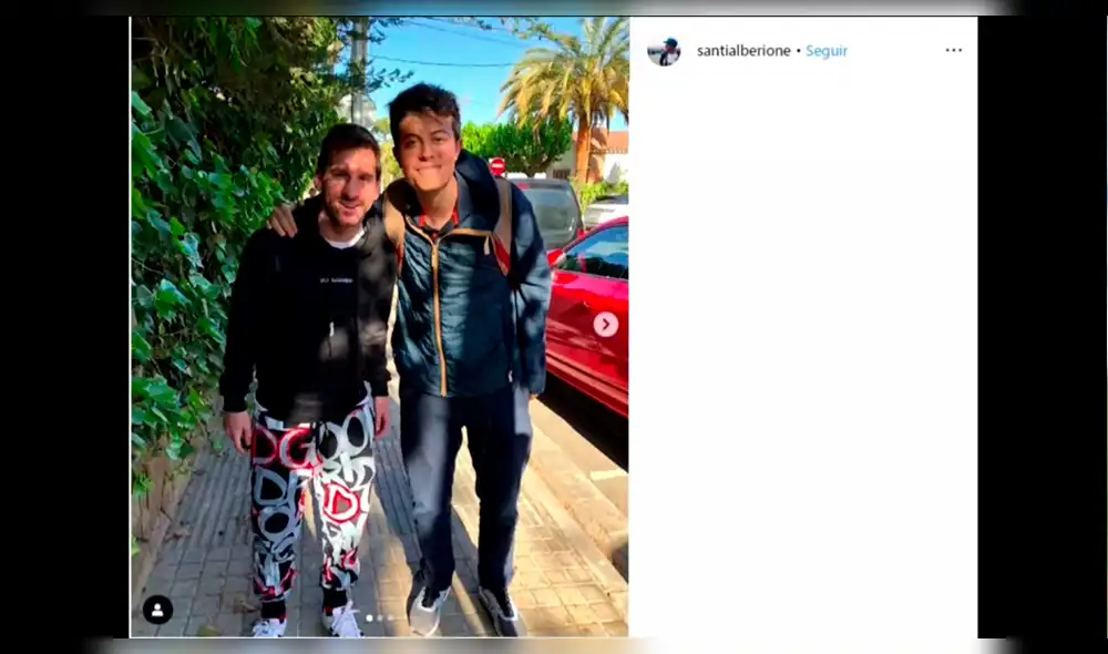 Foto de Messi se hizo viral al portar un extravagante pantalón en Barcelona [VIDEO]