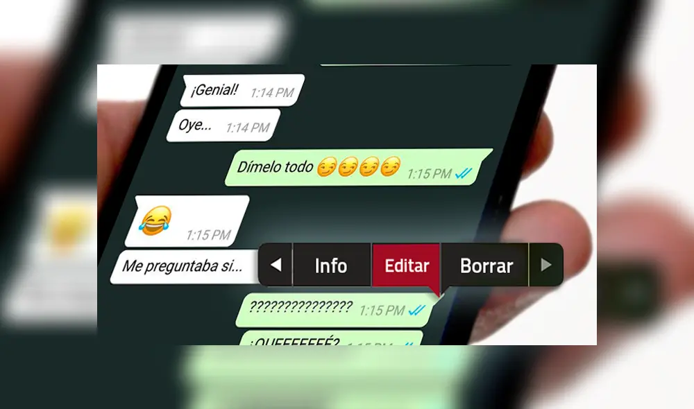 Desliza para saber más detalles de este truco de WhatsApp. Foto: Captura.