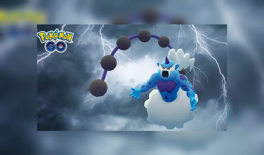 Thundurus es el legendario de la quinta generación de tipo eléctrico/volador.