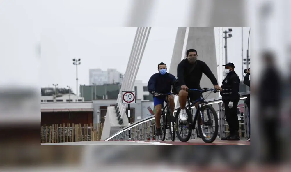 Puente de la Amistad entre Miraflores y San Isidro. Créditos: Marco Cotrina / La República. Puente de la Amistad entre Miraflores y San Isidro. Créditos: Marco Cotrina / La República.