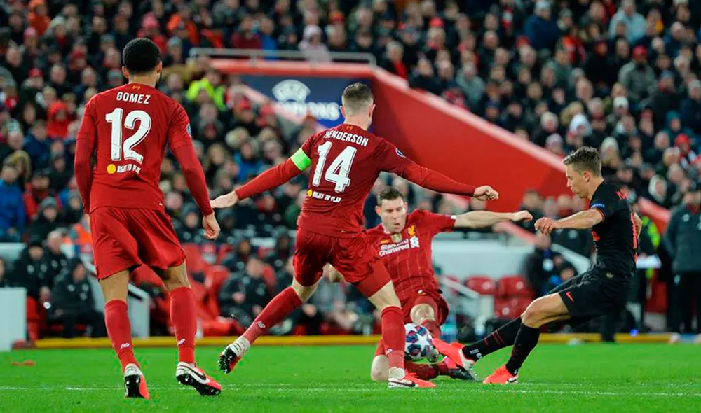 Liverpool quedó fuera de la Champions League en octavos de final. Foto: EFE. Liverpool quedó fuera de la Champions League en octavos de final. Foto: EFE.