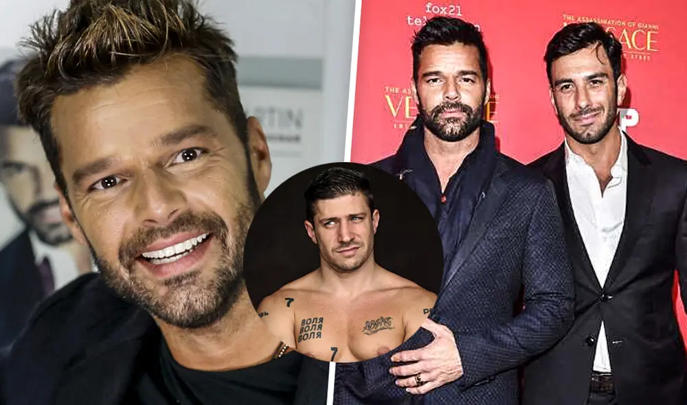 Ricky Martin estaría interesado en el actor argentino Juan Manuel Martino pese a estar casado con Jwan Yosef. Foto: Composición