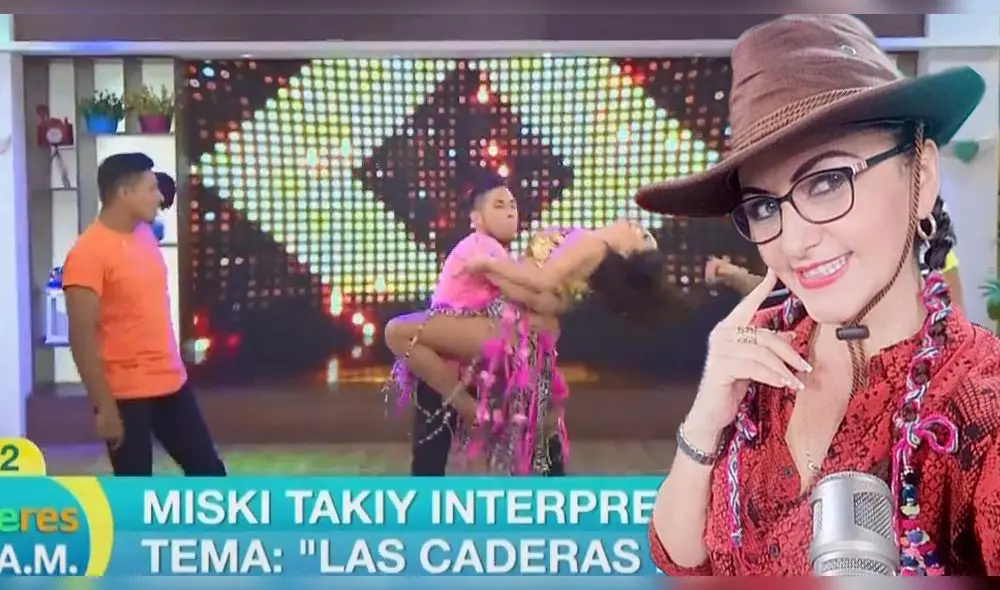 Miski Takiy casi sufre accidente al imitar a Shakira en “Mujeres al mando” Miski Takiy casi sufre accidente al imitar a Shakira en “Mujeres al mando”