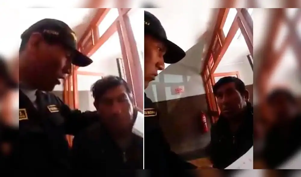 Facebook: policía reza y da enseñanza en quechua a detenido [VIDEO]