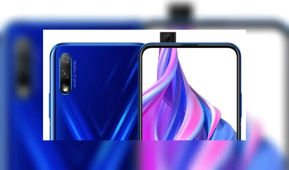 Honor 9X tiene triple cámara trasera.
