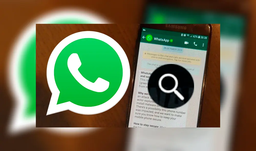 Es probable que pronto comiencen a aparecer lupas al lado de tus mensajes de WhatsApp ¿Para qué sirven? Imagen: WhatsApp/The Wall Street Journal