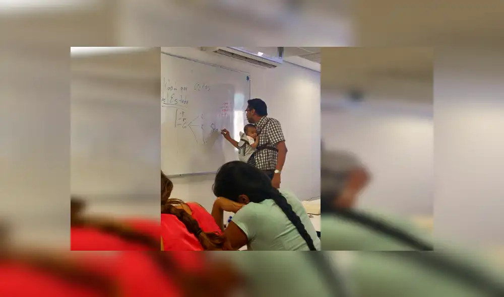 El docente se ganó el aplauso de cientos de usuarios en Facebook tras la viralización del singular gesto que tuvo con su alumna