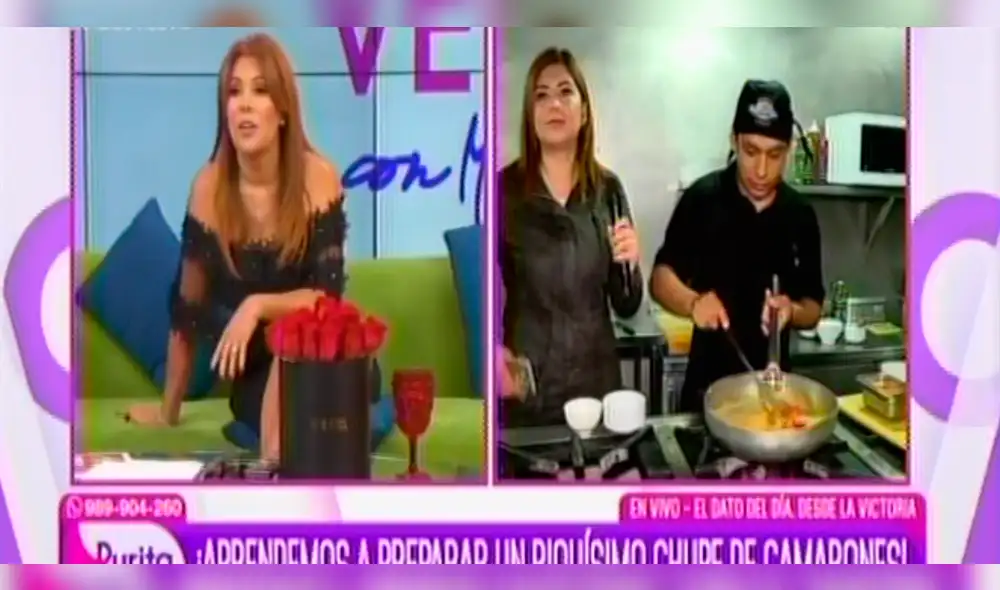 Magaly Medina pierde la paciencia con chef por no decir sus “secretos” [VIDEO]