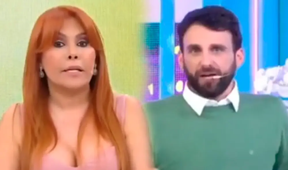 Magaly Medina y Rodrigo González creen que la demanda de Lucho Cáceres fue motivada no por justicia, sino por motivos personales. Foto: composición/captura ATV/captura Willax