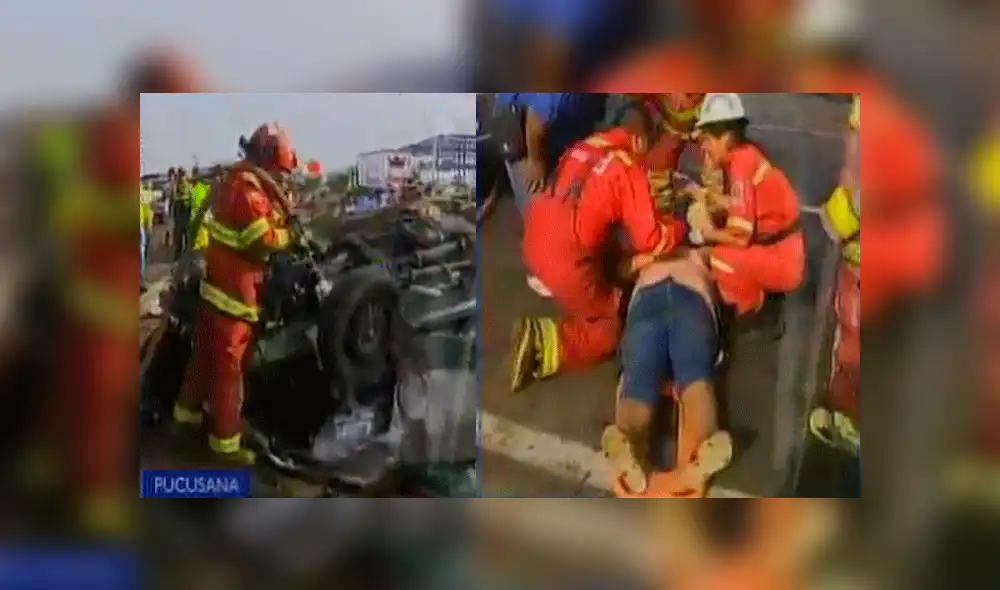 Pucusana: violento choque en la Panamericana Sur deja 10 heridos [VIDEO ...