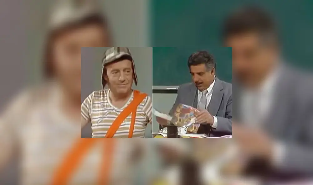 El mejor regalo que recibió el profesor Jirafales. El mejor regalo que recibió el profesor Jirafales.