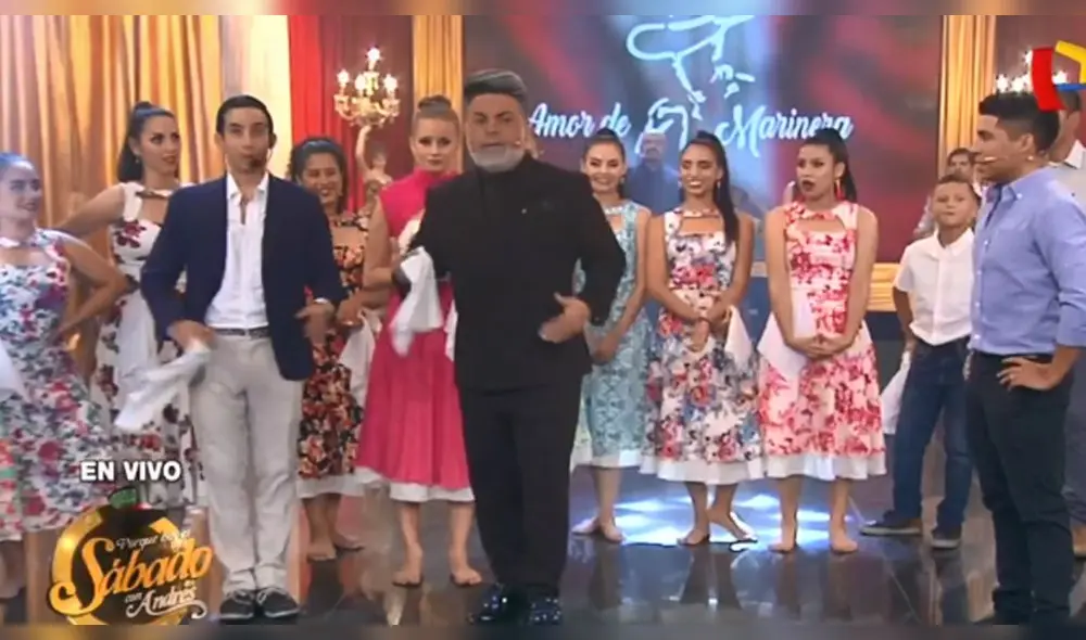Andrés Hurtado muestra sus Dolce Gabbana en vivo