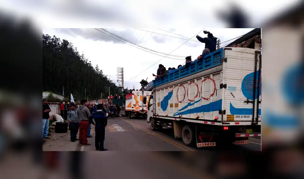 Paro de agricultores: reabren tránsito en la Carretera Central [FOTOS y VIDEOS]