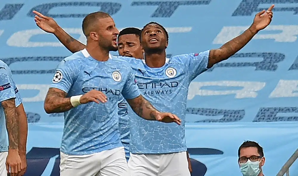 Raheem Sterling aprovechó un error de Varane para marcar el primer gol del Manchester City vs. Real Madrid. | Foto: AFP Raheem Sterling aprovechó un error de Varane para marcar el primer gol del Manchester City vs. Real Madrid. | Foto: AFP