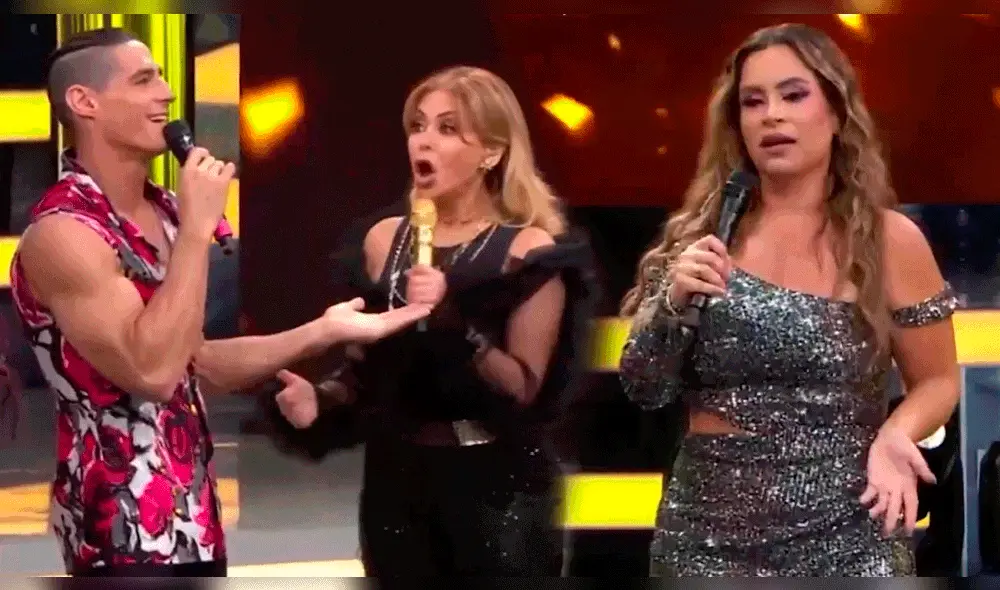 Facundo González y Ethel Pozo vivieron un incómodo momento en "El gran show". Foto: composición LR/América TV