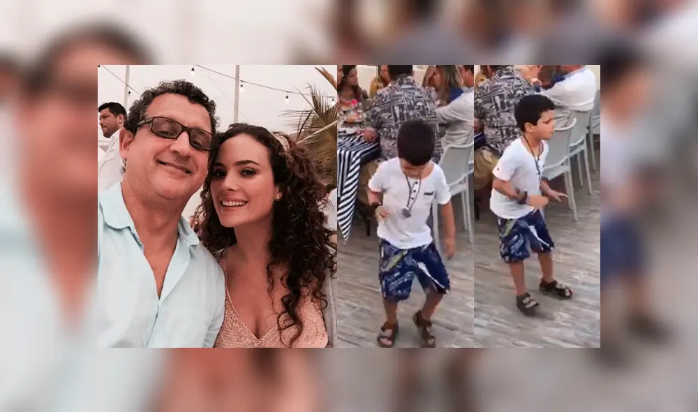 Facebook: Hijo de Sergio Galliani y Connie Chaparro se robó el show en fiesta con baile [VIDEO]