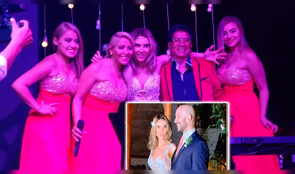 Juliana Oxenford se casó e invitó a 'Pintura Roja' para celebrarlo a lo grande