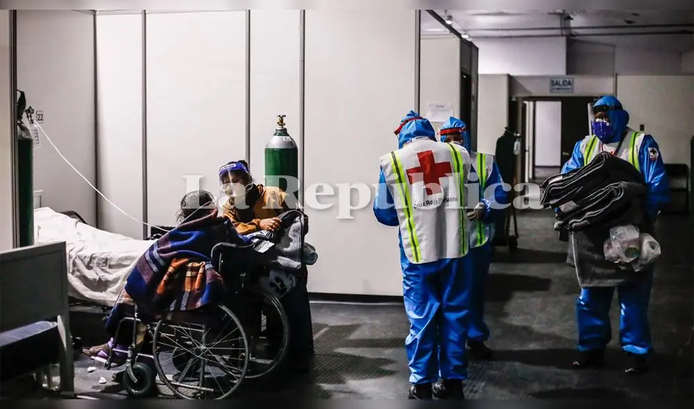 Cruz Roja en Arequipa lleva ayuda a pacientes con coronavirus en hospitales.