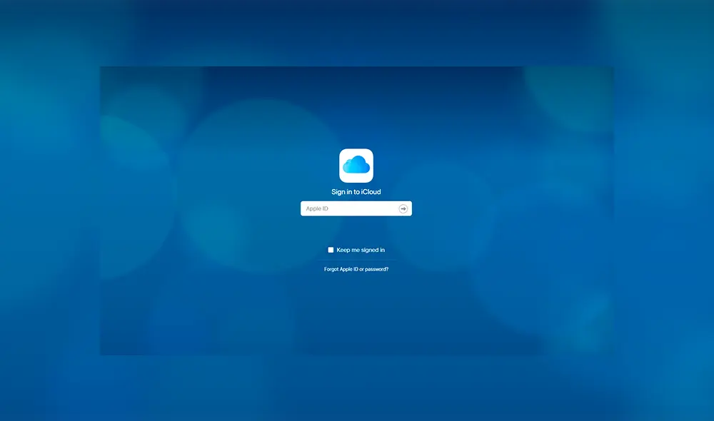 Nueva página beta de iCloud donde se podrá acceder a la nueva función. Nueva página beta de iCloud donde se podrá acceder a la nueva función.