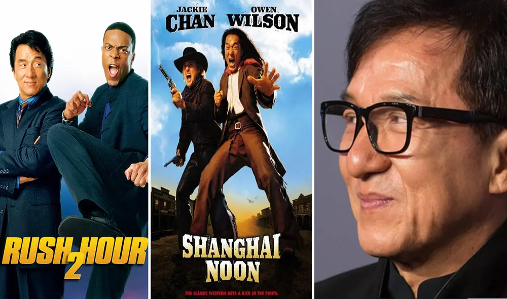 Jackie Chan logró éxito comercial con Una pareja explosiva y Shanghai kid. Foto: New Line Cinema/Touchstone Pictures/Composición
